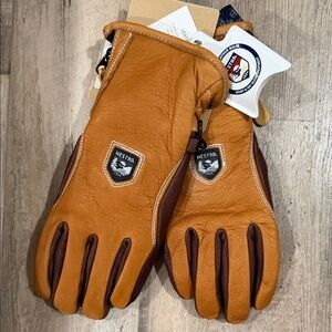 Hestra Alpine Furano Men's Brown and Tan Gloves